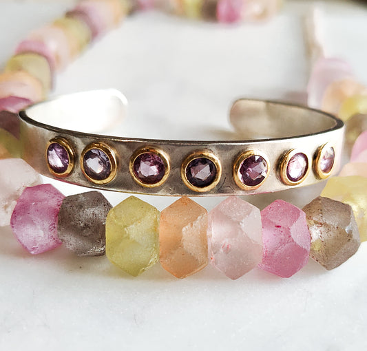 Pink Sapphire Bracelet