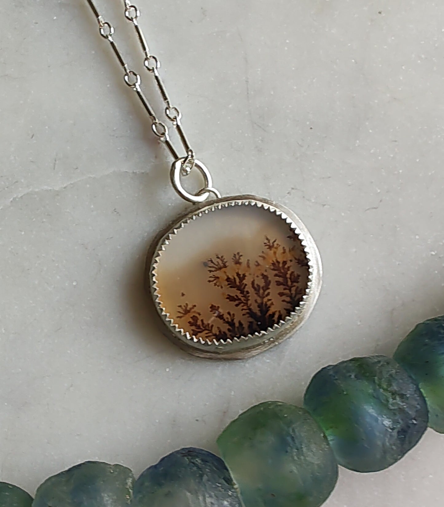 Dendritic Quartz Pendant
