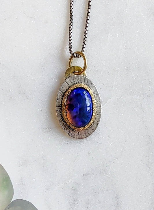Black Opal Pendant