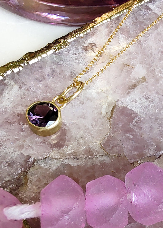 Purple Tundra Spinel Pendant